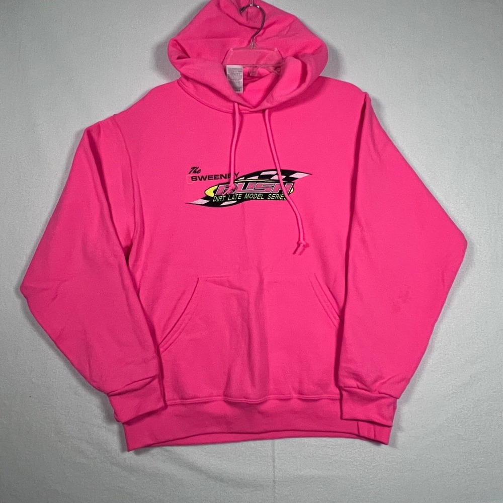 The Sweeney Rush Dirt‎ Late Model Series MD Jerzees NuBlend Pink Hoodie